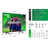 Philips Ambilight 55PUS8309/12 - 55 inch - 4K LED - 2024