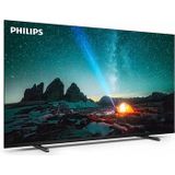 Philips - 55PUS7609 - 4K LED Smart TV - Antraciet Grijs