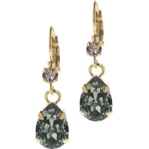 Otazu - Mini Myrte - Oorbellen - Goudkleurig - Swarovski Kristallen