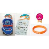 Duukies - Bink - Strandsokken - Dinosauruspatroon - Neopreen