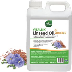 Vitalbix - Lijnzaadolie - 5 Liter - Met Vitamine E
