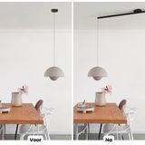Lightswing - Single Ophangsysteem - 110cm - Mat Zwart - Geschikt voor 1 Hanglamp