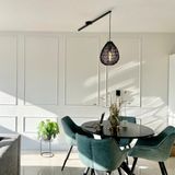 Lightswing - Single Ophangsysteem - 110cm - Mat Zwart - Geschikt voor 1 Hanglamp