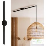 Lightswing - Single Ophangsysteem - 110cm - Mat Zwart - Geschikt voor 1 Hanglamp