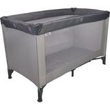 Ding Campingbedje - Grijs - 120x60 cm - Reisbedje inclusief bodemmatrasje