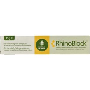 RhinoBlock® - Anti-Allergie Neuszalf - Witte Vaseline - Medicinale Honing