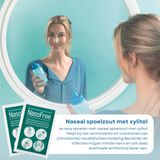 NasoFree - Nasaal Spoelzout - Met Xylitol - 60 Sachets