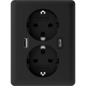 2USB EasyCharge DUO EU 18W 3,0A - Matt Black