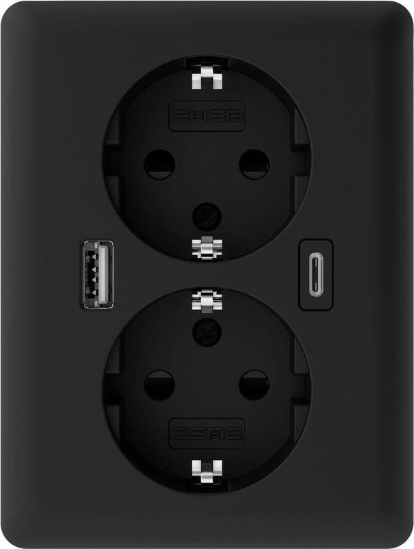 2USB EasyCharge DUO EU 18W 3,0A - Matt Black
