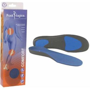Footlogics Comfort - Inlegzolen voor voeten met overpronatie & hielspoor - Voor werkschoenen en vrijetijdsschoenen (XL (47-49))
