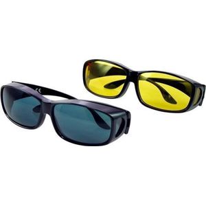 Artelier innovations - Overzetzonnebril - Nachtbril en zonnebril - Zwart