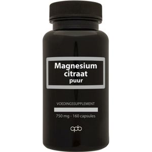 APB Holland Magnesium citraat puur 750 mg 160 Capsules