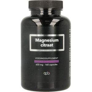 APB Holland - Magnesium Citraat - 120 Capsules - Vegetarisch - Vertraagde Afgifte