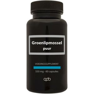 Apb holland Groenlipmossel 550mg puur 60 Vegetarische capsules