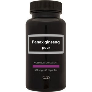APB Holland - Panax Ginseng - 500mg - Plantaardig - Vegetarische Capsules