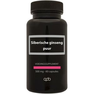 Apb Holland Siberische ginseng/eleutherococcus 500 mg 60 vcaps