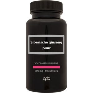 Apb Holland Siberische ginseng/eleutherococcus 500 mg 60 vcaps