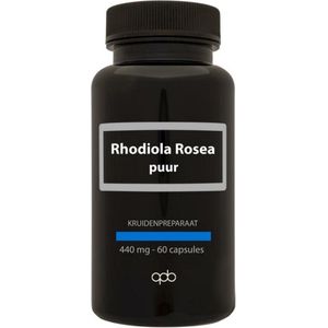 Apb holland Rhodiola rosea 440mg puur  60 Vegetarische capsules