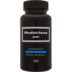 Apb holland Rhodiola rosea 440mg puur  60 Vegetarische capsules