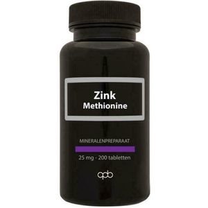 Apb Holland zink methionine 25 mg 200 tabletten