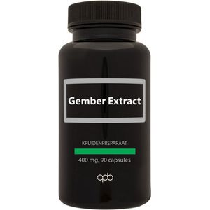 APB Holland Capsules Natuurlijke Producten Gember Extract 400mg
