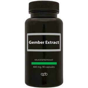 APB Holland Capsules Natuurlijke Producten Gember Extract 400mg