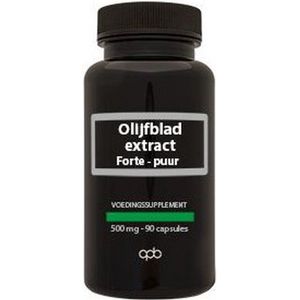 Olijfblad Extract Forte - 500 mg - Puur - Vegetarische Capsules