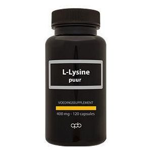 Apb Holland L-Lysine 400 mg puur 120 capsules