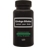 Ginkgo Biloba - Extract - 530 mg - Plantaardige Capsules - 60 Stuks