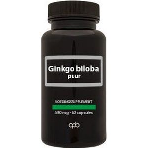 Ginkgo Biloba - Extract - 530 mg - Plantaardige Capsules - 60 Stuks