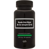 Rode Gist Rijst - Co-enzym Q10 - Kruidenpreparaat - Zwart