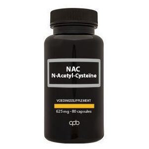 Apb Holland NAC (N-Acetyl-Cysteine) 625 mg puur 80ca