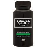 Apb Holland Chlorella & Spirulina 250 mg puur 400 tabletten