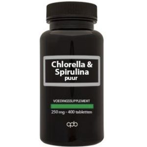 Apb Holland Chlorella & Spirulina 250 mg puur 400 tabletten