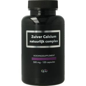 Calcium - 500mg - Minerale Complex - Rode Alg - Plantaardige Capsule