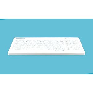 Purekeys Hygiënisch Draadloos Toetsenbord Wit