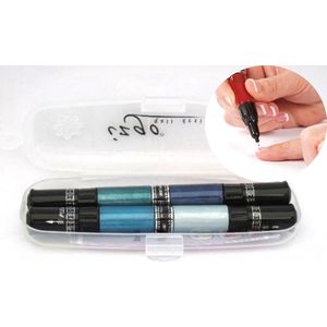 IZGO Naildesign 2 in 1 Nagellak DUO Nail Art Pen Ocean Set