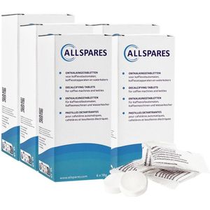 5x Tassimo Ontkalkingstabletten TCZ6004 van AllSpares (6st.)
