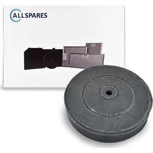 AllSpares Koolstoffilter voor afzuigkappen geschikt voor o.a. Electrolux Zanussi 9029793792 / MCFE41 / Bosch 00366302/366302 en Pelgrim KF20 (Ø173mm)