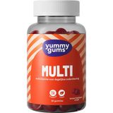 Yummygums - Multivitamine - suikervrij - gummies - vitamine B12, extra D3 en C en Mineralen en zink - vegan - 60 gummies