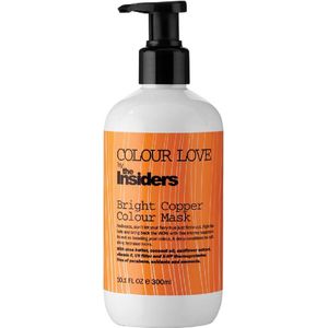 The Insiders - Colour Love - Haarmasker - Bright Copper - Shea Boter - Kokosolie