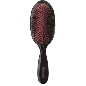 The Insiders - Baby Flat Brush - Haarborstel - Natuurlijke Haren - Zwart