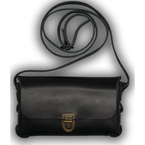 KÖ-Kind - Tas - Schoudertas - Leer - Leder - Real Leather - Dames - Women - Zwart - Brons