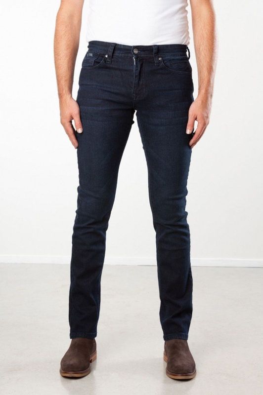 New Star - Slim Fit - Stretch Jeans - Donkerblauw - 5-Pocket Model