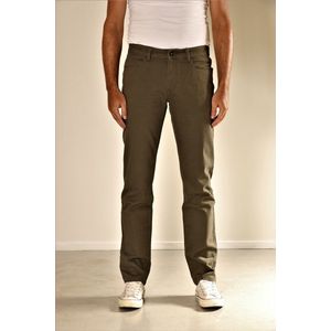 Stretchbroeken - Zwart - Katoen/Elastaan - Slim-Fit