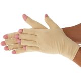 Therapeutische Reuma Artritis Compressie Handschoenen voor Pijnverlichting, Ondersteuning & Verbetering van de Bloedsomloop | Grijs Large