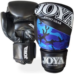 Joya Junior (kick)bokshandschoenen Top One Camo Blauw 10oz