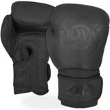 Joya Fight Gear - Fight Fast Bokshandschoenen Leer - Matzwart - 16oz