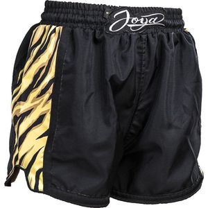 Joya Womens Kickboksbroek - Tijger - Zwart