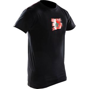 Joya - Vlag T-Shirt - Zwart - Marokko